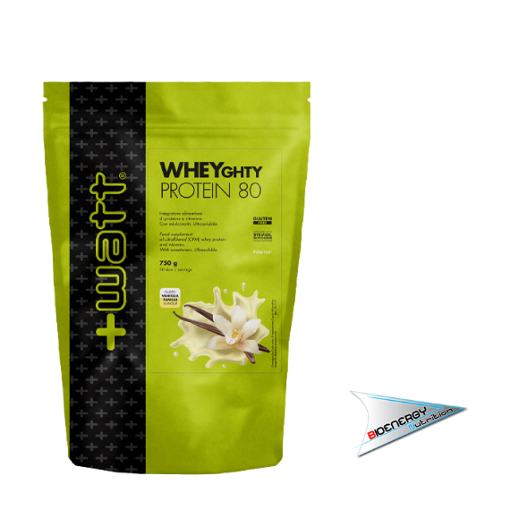 +Watt-WHEYGHTY PROTEIN 80  750 gr Doypack Vaniglia  